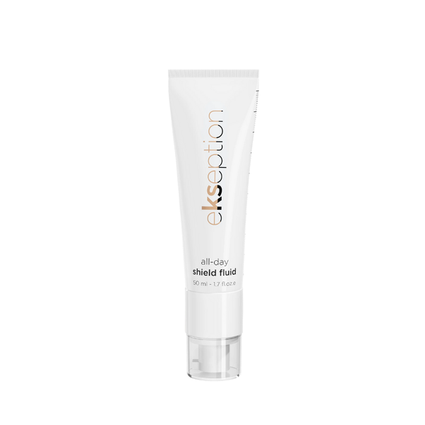 EKSEPTION ALL DAY SHIELD FLUID 50ML / KEM CHỐNG NẮNG PHỔ RỘNG CĂNG BÓNG VÀ TRẺ HÓA LÀN DA ( PHIÊN BẢN MỚI)