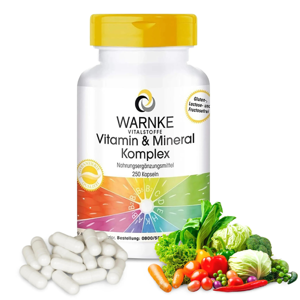WARNKE Vitamin & Mineral Komplex – Giải Pháp Bổ Sung Đa Vi Chất Chuẩn Dược Phẩm Đức