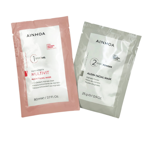 AINHOA MULTIVIT ALGINATE ANTIOXIDANT MASK + POWDER + ALGIN FACIAL MASK / MẶT NẠ TẢO CHỐNG LÃO HOÁ, GIÀU VITAMIN ( THUẦN CHAY)