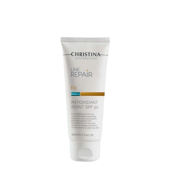 CHRISTINA LINE REPAIR-FIX-ANTIOXIDANT ASSIST SPF50 / KEM DƯỠNG CHỐNG LÃO HOÁ VÀ BẢO VỆ DA BAN NGÀY 