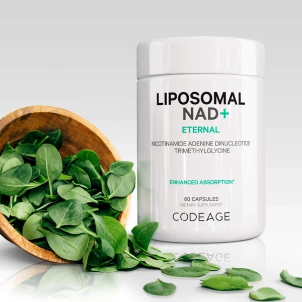 Codeage Liposomal NAD+ (500mg) – Viên Uống Trẻ Hóa Tế Bào Đỉnh Cao Công Nghệ Đẩy Lùi Lão Hóa