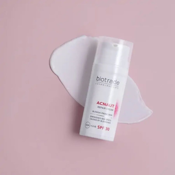 Biotrade Acnaut Repair Cream SPF30 – Kem Tái Tạo Da, Giảm Thâm Đỏ & Chống Nắng 2 Trong 1