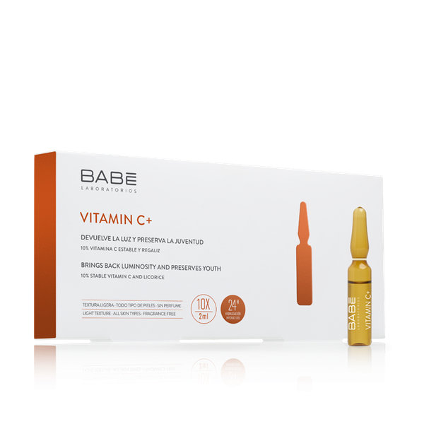 BABE VITAMIN C+ AMPOULE / HUYẾT THANH LÀM SÁNG, MỊN, ĐỀU MÀU DA