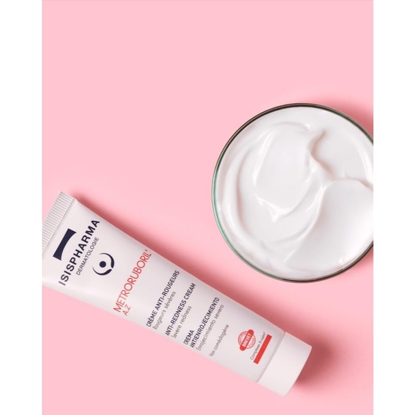 Isispharma Metroruboril A.Z (30ml) – Kem Giảm Đỏ, Kháng Viêm Vùng Da Rosacea Và Mụn Trứng Cá