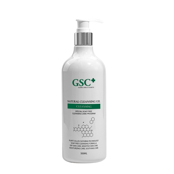 GSC NATURAL CLEANSING GEL: Sữa Rửa Mặt Dịu Nhẹ - Làm Sạch Sâu & Hỗ Trợ Giảm Mụn