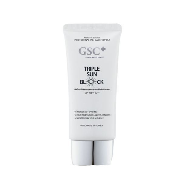 GSC TRIPLE SUN BLOCK: Kem Chống Nắng Phổ Rộng - Bảo Vệ Toàn Diện & Dưỡng Da Khỏe Mạnh