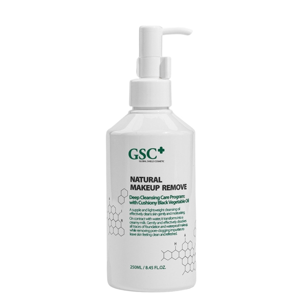GSC NATURAL MAKEUP REMOVE: Dầu Tẩy Trang 2 trong 1 - Sạch Sâu & Dưỡng Ẩm Mịn Màng