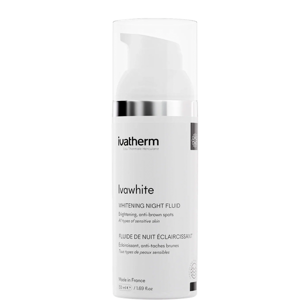 IVAWHITE WHITENING NIGHT FLUID: Sữa Dưỡng Ban Đêm - Giảm Sạm, Nám & Tăng Sắc Tố