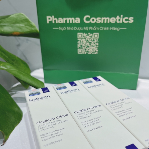 Ivatherm Cicaderm Cream: Kem Tái Tạo Da Chuyên Biệt - Phục Hồi Tổn Thương & Ngăn Ngừa Sẹo