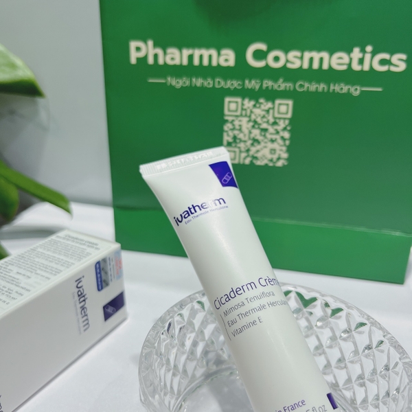 Ivatherm Cicaderm Cream: Kem Tái Tạo Da Chuyên Biệt - Phục Hồi Tổn Thương & Ngăn Ngừa Sẹo