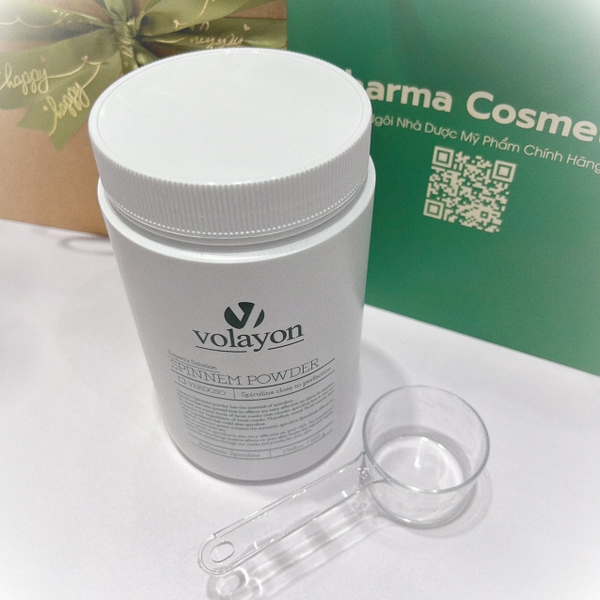 VOLAYON SPINNEM POWDER: Mặt Nạ Tảo Thanh Lọc & Tái Tạo, Mang Lại Làn Da Khỏe Mạnh
