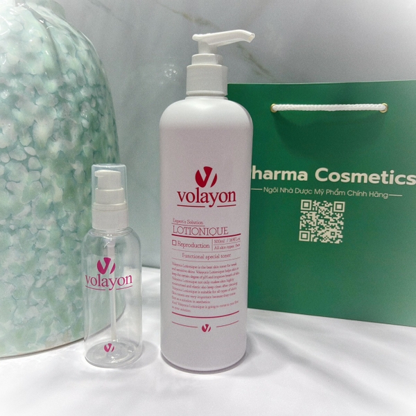 VOLAYON LOTIONIQUE: Toner Dịu Nhẹ Siêu Phục Hồi, Cân Bằng & Tái Tạo Làn Da Khỏe Mạnh