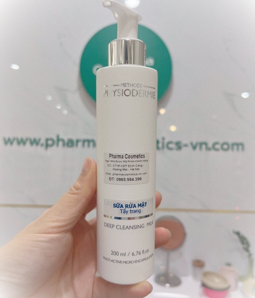 METHODE PHYSIODERMIE Deep Cleansing Milk – Sữa Rửa Mặt & Tẩy Trang Dịu Nhẹ Cho Mọi Loại Da