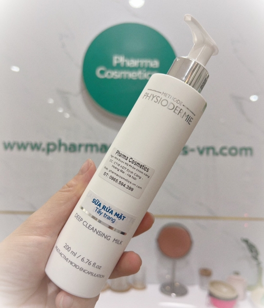 METHODE PHYSIODERMIE Deep Cleansing Milk – Sữa Rửa Mặt & Tẩy Trang Dịu Nhẹ Cho Mọi Loại Da