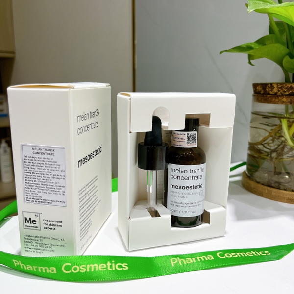 Mesoestetic Melan Tran3x Concentrate: Serum Đặc Trị Nám Chuyên Sâu & Hiệu Chỉnh Tăng Sắc Tố Thế Hệ Mới