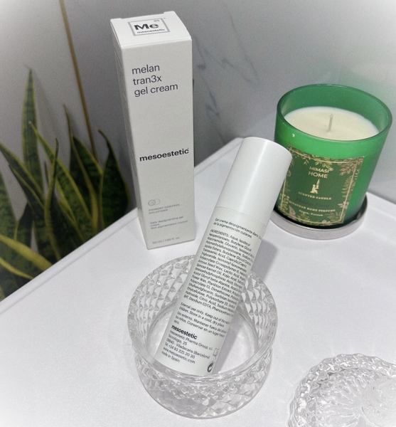 Mesoestetic Melan Tran3x Gel Cream: Giải Pháp Điều Trị Thâm Nám & Tăng Sắc Tố Thế Hệ Mới