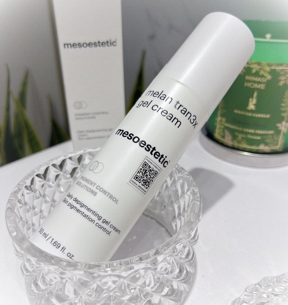 Mesoestetic Melan Tran3x Gel Cream: Giải Pháp Điều Trị Thâm Nám & Tăng Sắc Tố Thế Hệ Mới