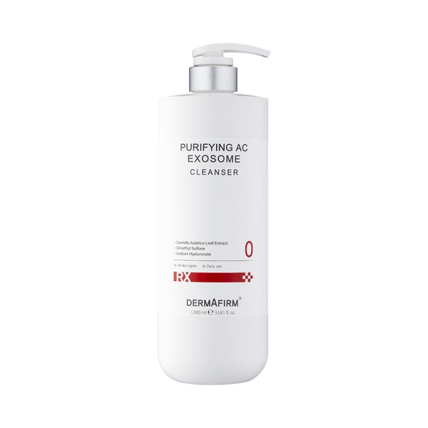 DERMAFIRM PURIFYING AC EXOSOME CLEANSER / SỮA RỬA MẶT CHO DA DẦU MỤN 1000ml