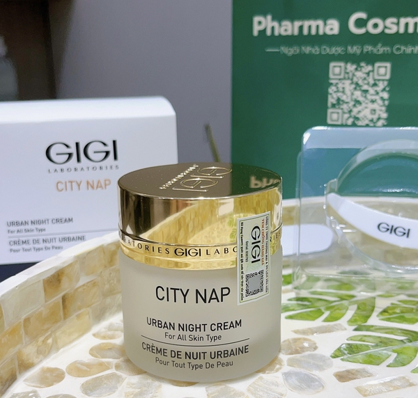 GIGI CITY NAP URBAN NIGHT CREAM / KEM DƯỠNG BAN ĐÊM GIÚP CHỐNG LÃO HOÁ, DUY TRÌ ĐỘ SĂN CHẮC VÀ TÁI TẠO LÀN DA 