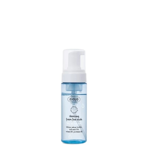 Ziaja Cleansing Foam Face Wash Dry, Sensitive Skin 150ml – Sữa Rửa Mặt Dạng Bọt Siêu Dịu Nhẹ Cho Da Khô & Nhạy Cảm