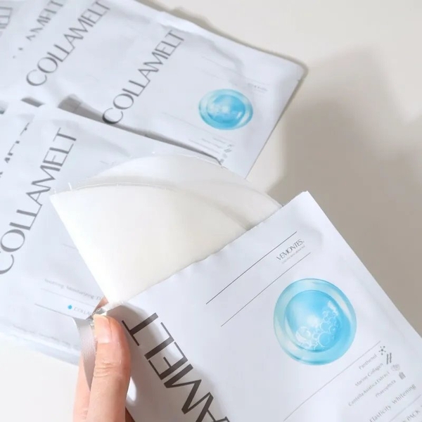 Vemontes Collamelt Mask – Mặt Nạ Hydrogel Cao Cấp Hỗ Trợ Dưỡng Ẩm Sâu Và Tăng Độ Đàn Hồi Cho Da