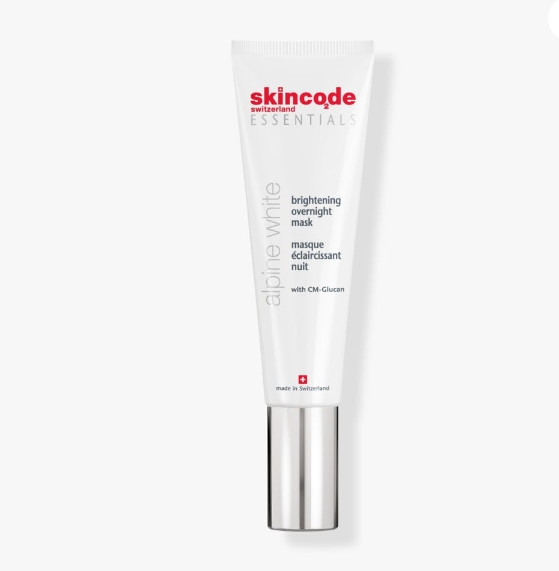 SKINCODE ESSENTIALS BRIGHTENING OVERNIGHT MASK / MẶT NẠ ĐÊM DƯỠNG TRẮNG DA VÀ GIẢM ĐỐM NÂU