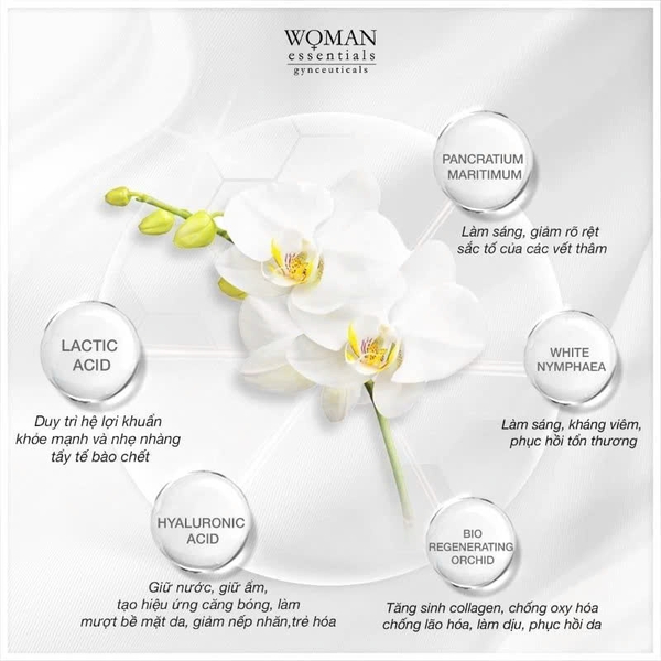 WOMAN ESSENTIALS BAUME BLANC / KEM LỤA TRẮNG SÁNG VÀ NUÔI DƯỠNG VÙNG KÍN