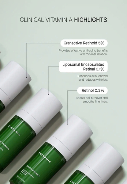 THERAMID CLINICAL VITAMIN A / SERUM ĐẶC TRỊ LÃO HÓA VỚI NỒNG ĐỘ VITAMIN A CAO