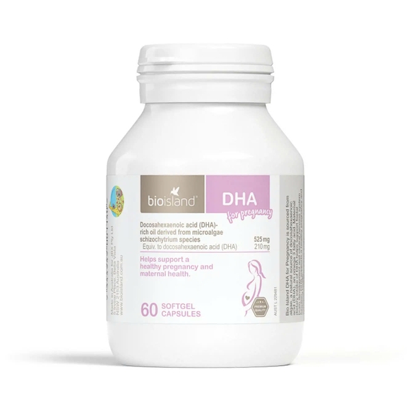 BIOISLAND DHA FOR PREGNANCY: Bổ Sung DHA Cho Mẹ Bầu, Hỗ Trợ Phát Triển Trí Não Thai Nhi 
