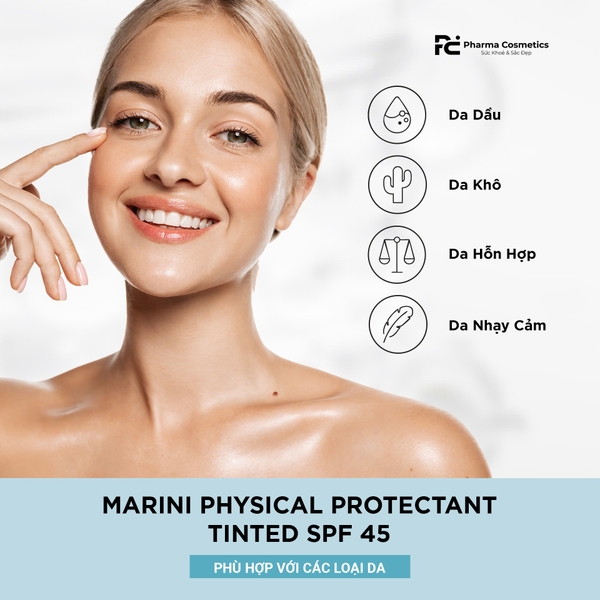Jan Marini Marini Physical Protectant Tinted SPF 45 – Kem Chống Nắng Vật Lý Có Màu Bảo Vệ Da Toàn Diện