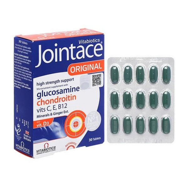 VITABIOTICS JOINTACE ORIGINAL GLUCOSAMIN & CHONDROITIN / BỔ SUNG VITAMIN VÀ KHOÁNG CHẤT, HỖ TRỢ TĂNG TIẾT DỊCH KHỚP 
