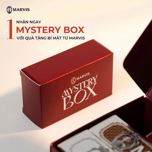 ( Date 2027 )LUCKY BOX MARVIS PHIÊN BẢN GIỚI HẠN / HỘP KEM ĐÁNH RĂNG MARVIS LUCKY BOX ĐỘC QUYỀN 