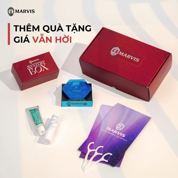 ( Date 2027 )LUCKY BOX MARVIS PHIÊN BẢN GIỚI HẠN / HỘP KEM ĐÁNH RĂNG MARVIS LUCKY BOX ĐỘC QUYỀN 