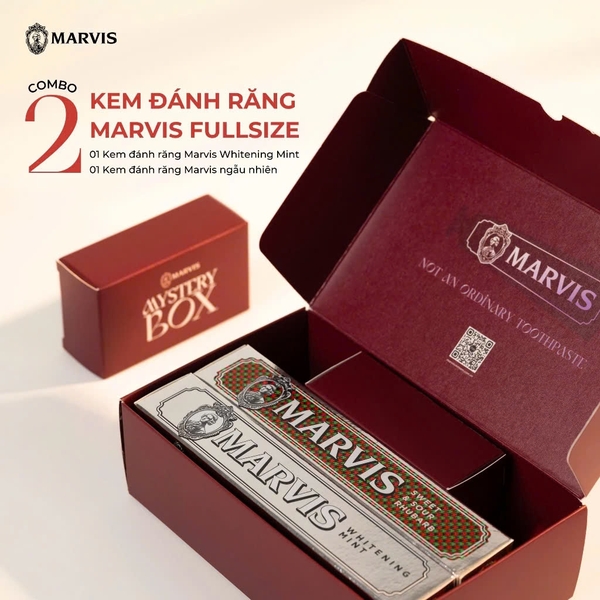 ( Date 2027 )LUCKY BOX MARVIS PHIÊN BẢN GIỚI HẠN / HỘP KEM ĐÁNH RĂNG MARVIS LUCKY BOX ĐỘC QUYỀN 