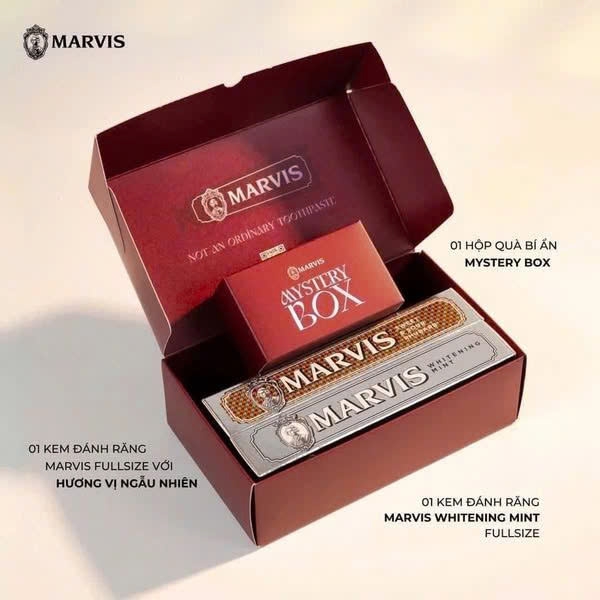 ( Date 2027 )LUCKY BOX MARVIS PHIÊN BẢN GIỚI HẠN / HỘP KEM ĐÁNH RĂNG MARVIS LUCKY BOX ĐỘC QUYỀN 