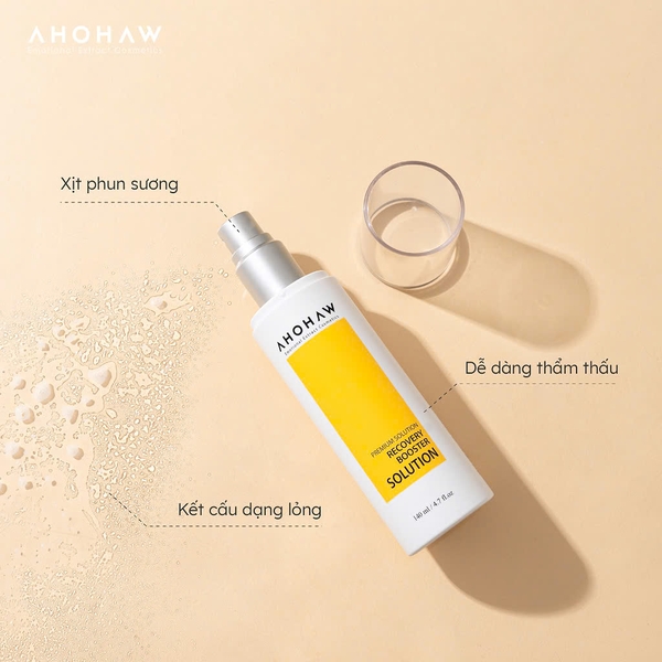 AHOHWA RECOVERY BOOSTER SOLUTION / TONER CẤP ẨM & CHỐNG LÃO HOÁ 