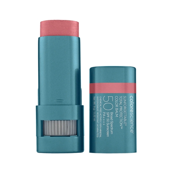 COLORESCIENCE TOTAL PROTECTION COLOR BALM SPF50 / MÁ HỒNG KEM CHỐNG NẮNG ĐA NĂNG 