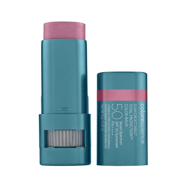 COLORESCIENCE TOTAL PROTECTION COLOR BALM SPF50 / MÁ HỒNG KEM CHỐNG NẮNG ĐA NĂNG 