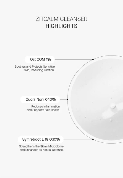 ACNEMY ZITCALM® ANTI REDNESS CALMING CLEANSER / GEL RỬA MẶT GIẢM ĐỎ VÀ LÀM DỊU DA 