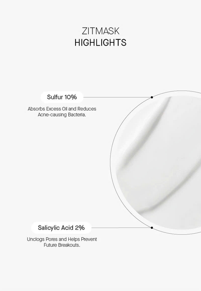 ACNEMY ZITMASK® ANTI-BLEMISH SULFUR MASK / MẶT NẠ MỤN SULFUR 