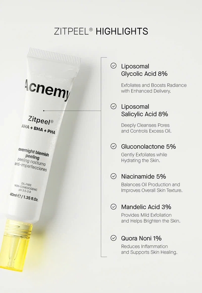 ACNEMY ZITPEEL® AHA+BHA+PHA / PEEL KẾT HỢP AHA+BHA+PHA 