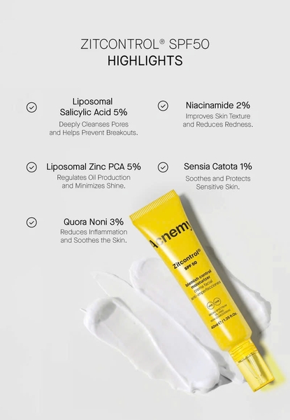 ACNEMY ZITCONTROL® SPF50 / KEM CHỐNG NẮNG CHO DA MỤN SPF50 