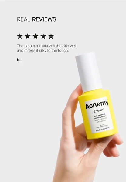 ACNEMY ZITCALM® ANTI REDNESS CALMING SERUM / HUYẾT THANH GIẢM ĐỎ VÀ LÀM DỊU DA 