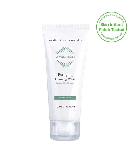 OXYGENCEUTICALS PURIFYING FOAMING WASH: Sữa Rửa Mặt Dịu Nhẹ, Thanh Lọc & Cân Bằng Cho Mọi Làn Da