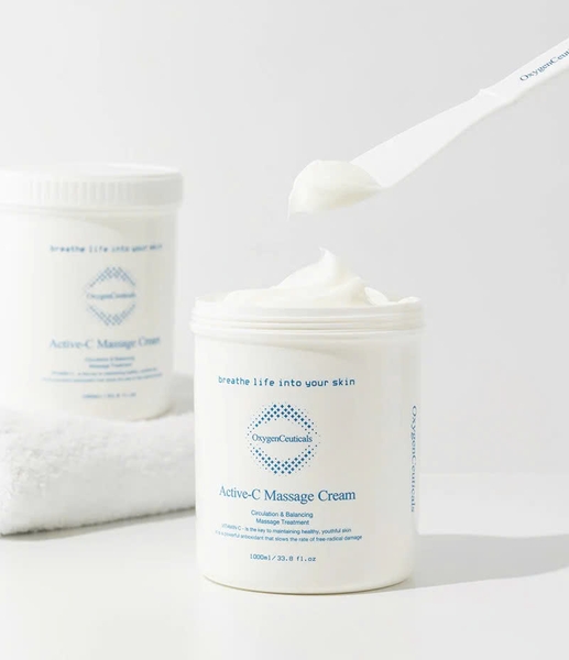 OXYGENCEUTICALS Active-C Massage Cream: Nâng Cơ, Trẻ Hóa & Thư Giãn Làn Da Chuyên Sâu