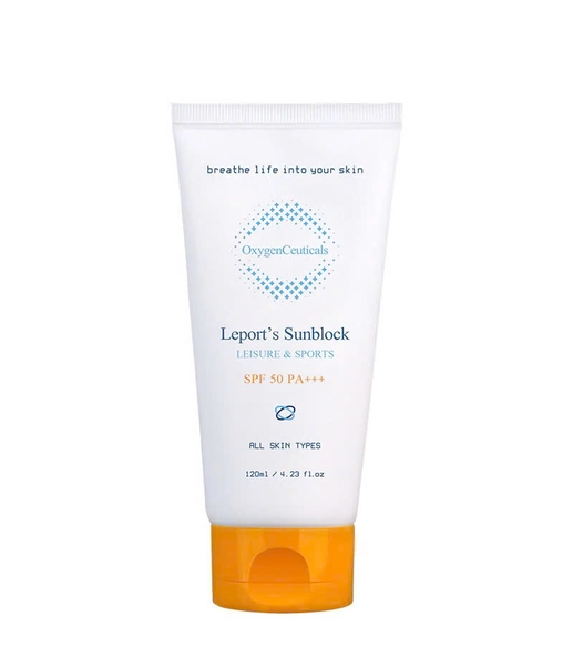OXYGENCEUTICALS LEPORT'S SUNBLO: Kem Chống Nắng Chống Trôi, Bảo Vệ Toàn Diện Cho Lối Sống Năng Động