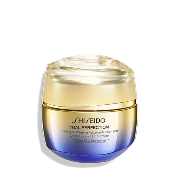 SHISEIDO VITAL PERFECTION UPLIFTING AND FIRMING ADVANCED CREAM SOFT: Kem Dưỡng Nâng Cấp Vẻ Săn Chắc, Tươi Sáng Cho Làn Da