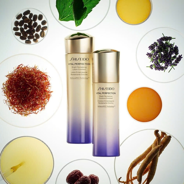 SHISEIDO VITAL PERFECTION BRIGHT REVITALIZING EMULSION: Sữa Dưỡng Tái Sinh Làn Da Tươi Sáng & Đàn Hồi