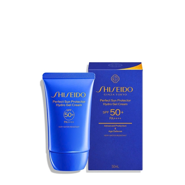 SHISEIDO GSC PERFECT SUN PROTECTOR HYDRO GEL CREAM SPF50+: Gel Chống Nắng Dưỡng Da, Bảo Vệ Toàn Diện & Tươi Mát