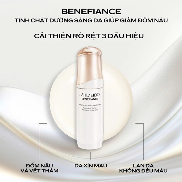 SHISEIDO BRIGHTENING MICRO-SPOT SERUM: Tinh Chất Làm Sáng Da, Mờ Đốm Nâu & Cải Thiện Tông Màu Da